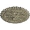 Ekena Millwork Lariah Ceiling Medallion (Canopies up to 1 3/8"), 24 3/4"OD 1 3/8"ID x 3 1/4"P, Castle Stone Crackle CM24LACSC - alternate 3